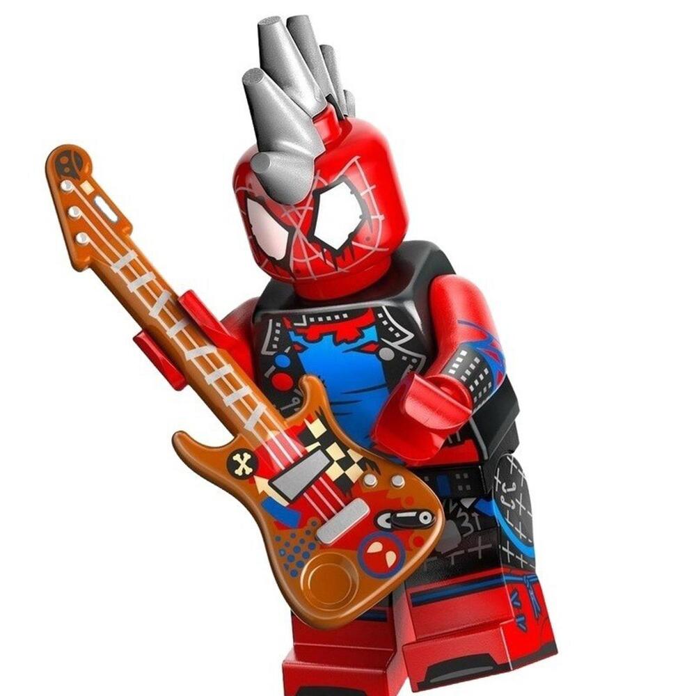 LEGO 71050 SPIDER-MAN Across Spider-Verse Spider-Punk Hobie Brown Minifigure NIB